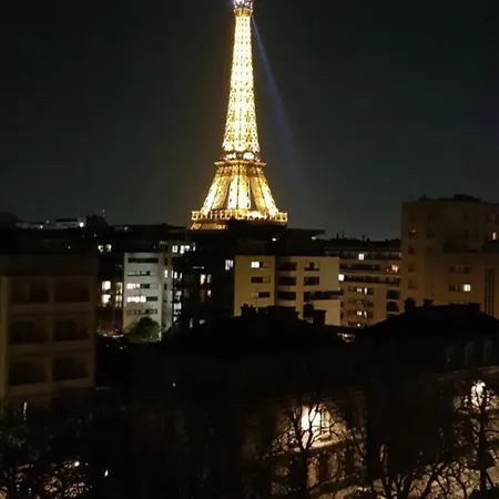 Vue Tour Eiffel Lejlighed Paris