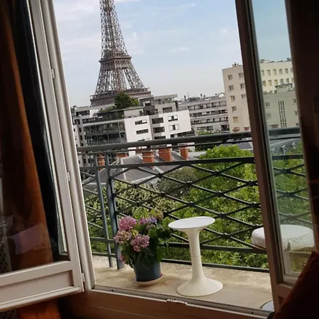 Appartement Vue Tour Eiffel Parijs
